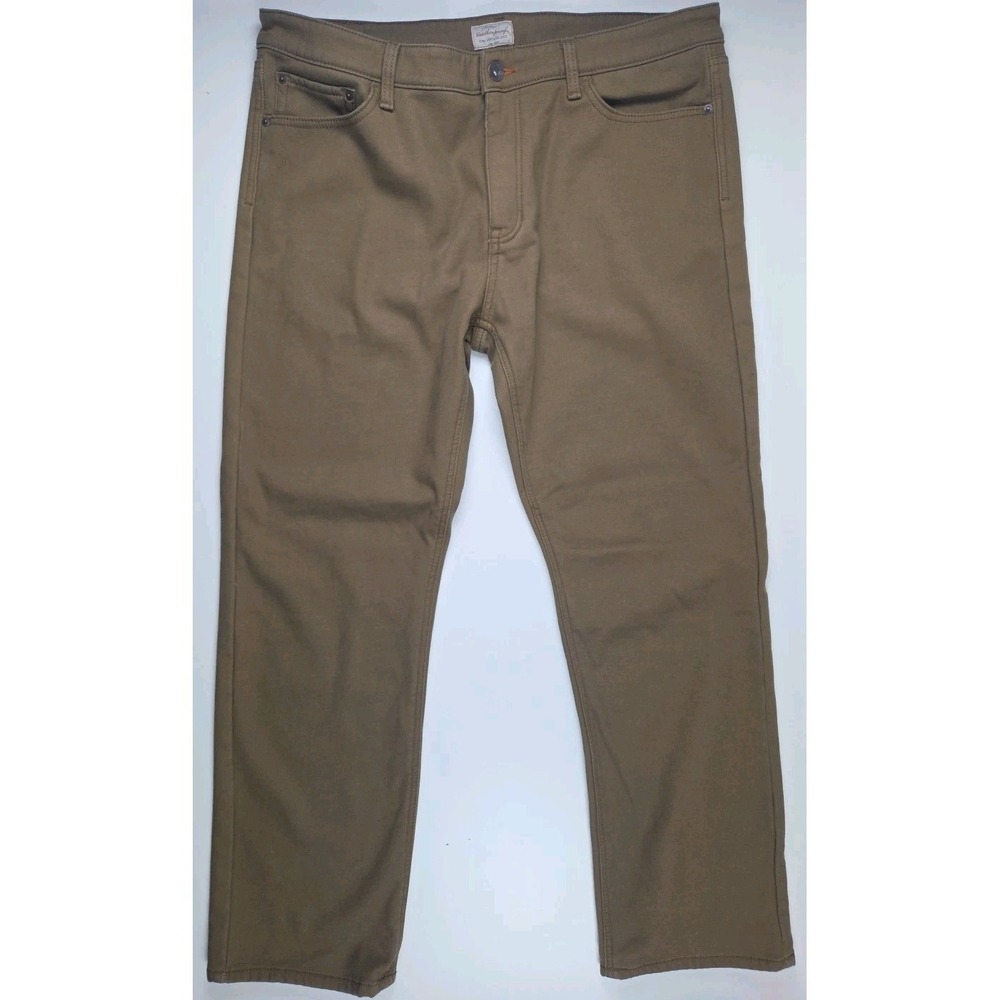 Weatherproof Vintage Men's Bonded Fleece‎ Lining Stretch Canvas Pant 40x32
